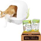 Tidy Cats Breeze Hooded Cat Litter Box System Bundle Pack